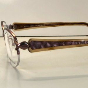 Adrienne Vittadini AV 1124 Brown Eyeglasses Frame